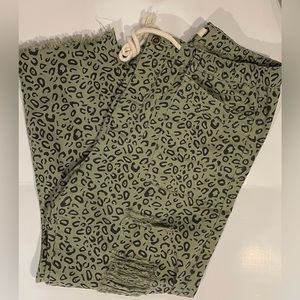 Stretch waist wide leg pants